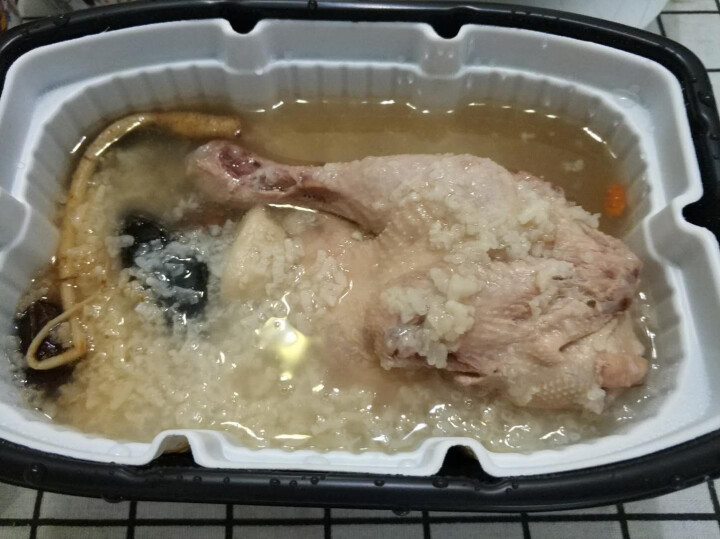 圃美多 自享浓郁参鸡汤 500g（微波速食 方便菜 精选鸡肉 韩餐 滋补食材）怎么样，好用吗，口碑，心得，评价，试用报告,第3张