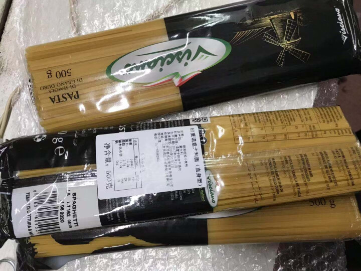 3袋意大利进口维夏诺(VISCIANO)意大利面500克 西餐主食 进口意面批发 spaghetti 2直身+1宽扁怎么样，好用吗，口碑，心得，评价，试用报告,第2张