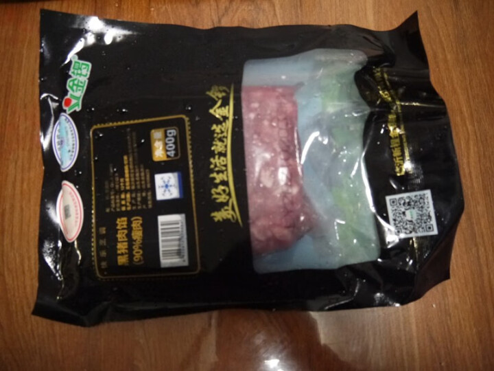 金锣土黑猪肉馅400g 国产猪肉约90%瘦肉馅包子馅饺子馅馄饨馅食材 400g肉馅（90%瘦）怎么样，好用吗，口碑，心得，评价，试用报告,第4张