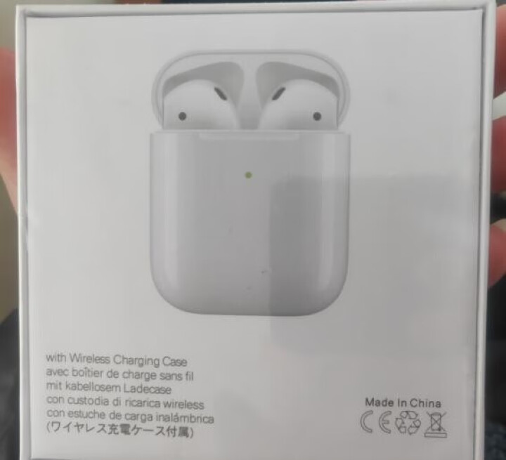 七色果Air蓝牙耳机无线双耳入耳式音乐适用苹果12iPhone7p/8/11pro小米华为华强北洛达 白色 二代1:1【改名定位+入耳检测+秒弹窗+无线充电】怎,第3张