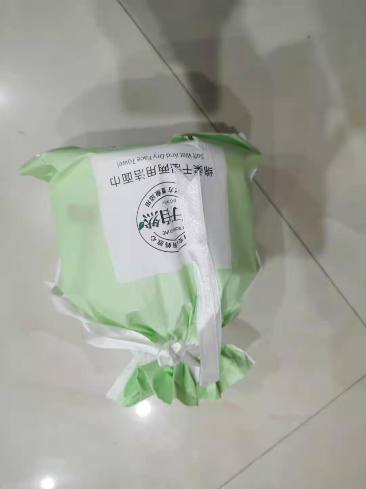 无菌婴儿洗脸巾一次性洗脸巾卷筒洗脸巾便携加厚式亲肤棉柔巾擦脸巾干湿两用 植物妈妈 1卷装怎么样，好用吗，口碑，心得，评价，试用报告,第3张