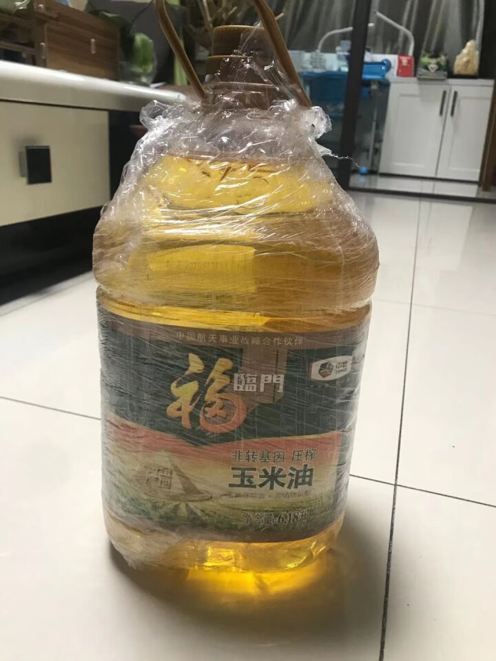 福临门 食用油 非转基因压榨一级黄金产地玉米胚芽油6.18L 中粮出品怎么样，好用吗，口碑，心得，评价，试用报告,第3张