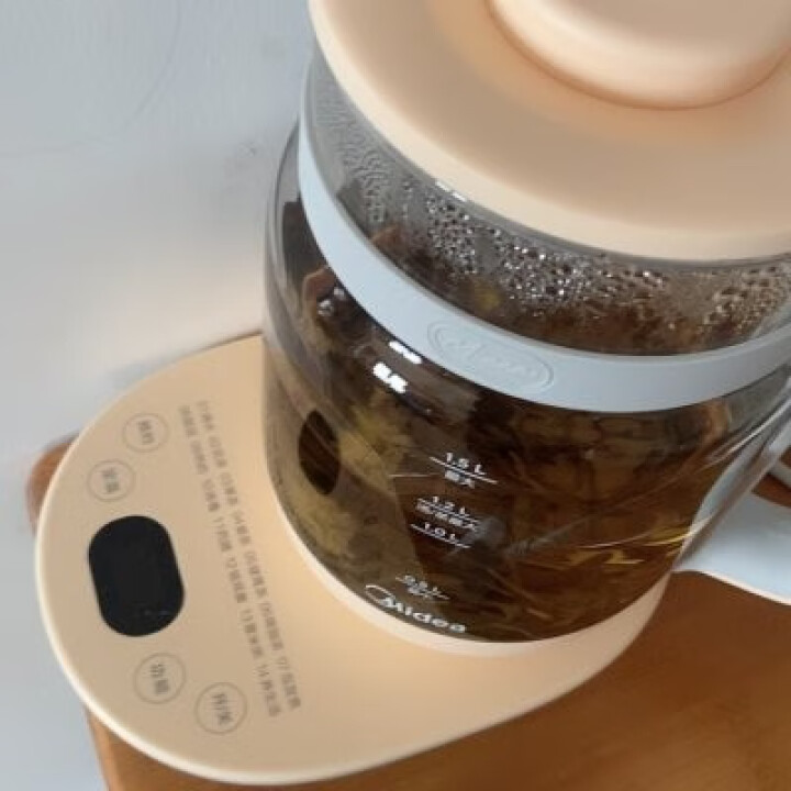 美的（Midea）养生壶煮茶器热水壶烧水壶煮茶壶花茶壶电茶壶1.5L电水壶 YS15P214A怎么样，好用吗，口碑，心得，评价，试用报告,第4张