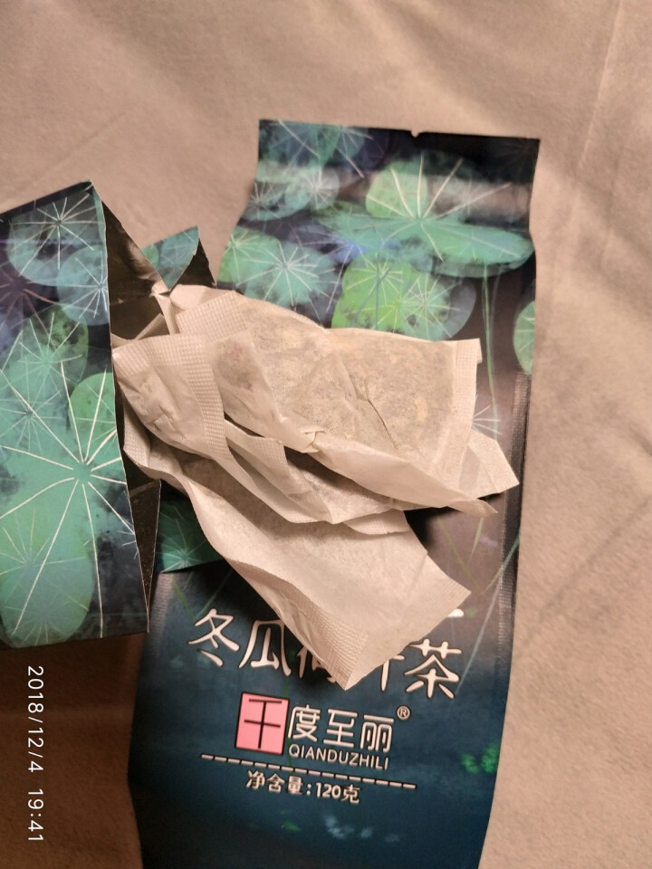 《千度至丽》冬瓜荷叶茶 冬瓜茶 荷叶茶 120克 买1袋发3袋包邮怎么样，好用吗，口碑，心得，评价，试用报告,第3张