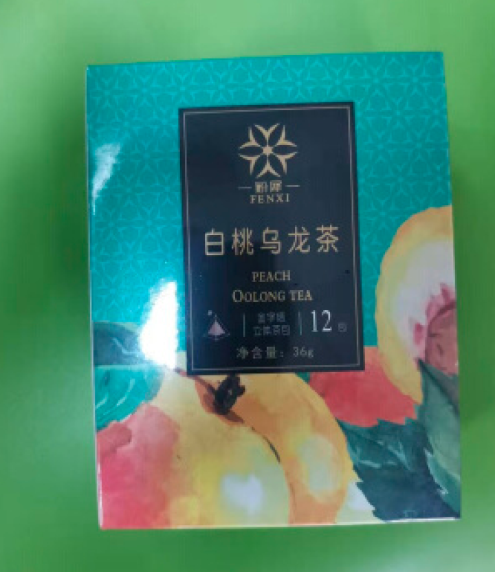 粉犀 蜜桃乌龙茶包 组合蜜桃白桃乌龙茶水果茶包三角包桂花茉莉花乌龙茶茶颜泡水喝的悦色果粒茶包量贩装 蜜桃乌龙茶【1盒装】怎么样，好用吗，口碑，心得，评价，试用报,第3张