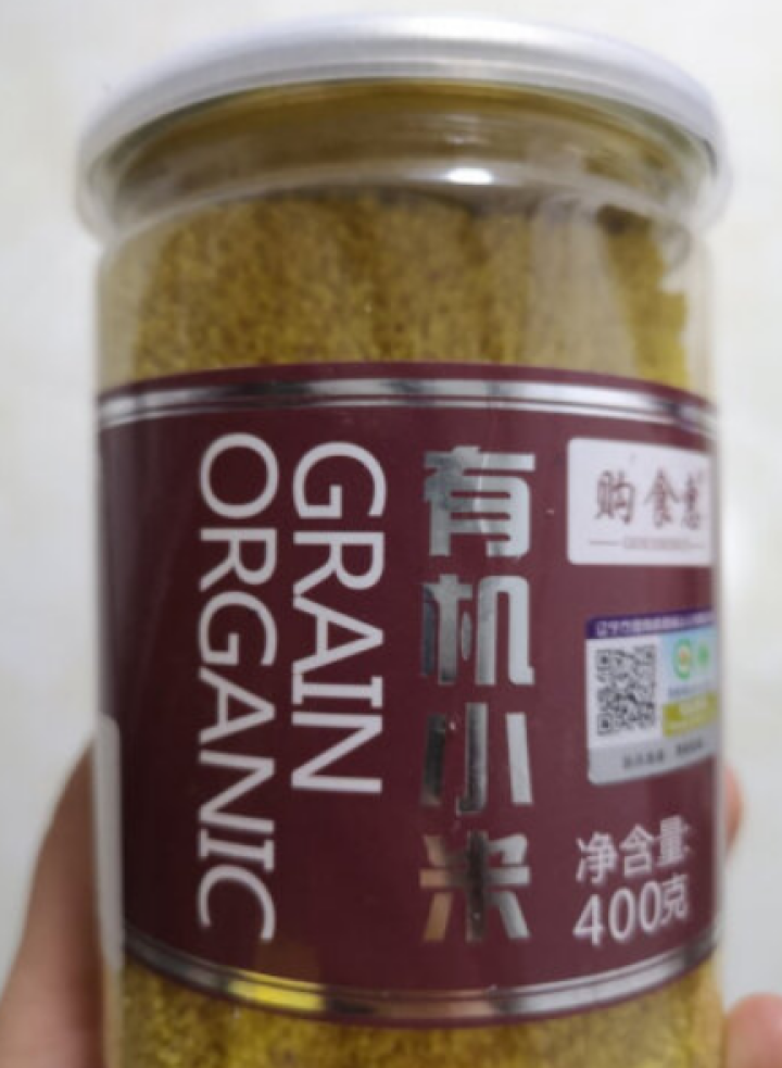 购食惠 有机 黄小米400g（五谷 杂粮 小黄米 月子粥 粗粮 小米粥）怎么样，好用吗，口碑，心得，评价，试用报告,第3张