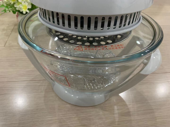 Hometech（宏泰科）空气炸锅家用3.5L容量玻璃无油低脂电炸锅可视多功能一人食薯条机光波煮食炉 白色 颜色怎么样，好用吗，口碑，心得，评价，试用报告,第4张