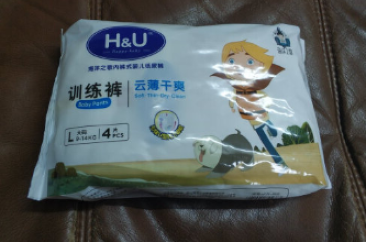 H&U（HU）爱趣优 拉拉裤 海洋之歌云薄干爽透气训练裤 婴儿尿不湿 男女宝宝通用纸尿裤 试用装L4片怎么样，好用吗，口碑，心得，评价，试用报告,第2张