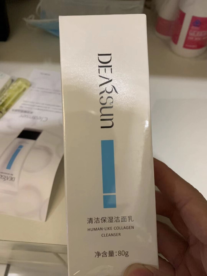 DEARSUN/递嫦 洗面奶女男学生洁面乳深层清洁控油氨基酸滋润去死皮去角质怎么样，好用吗，口碑，心得，评价，试用报告,第4张