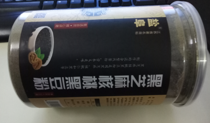 盐阜 【买2送1】黑芝麻粉核桃黑豆粉优谷园多黑芝麻糊 备孕妇熟桑葚粉旗舰店正品 无糖500g/罐 核桃芝麻粉 500g*1罐怎么样，好用吗，口碑，心得，评价，试,第4张