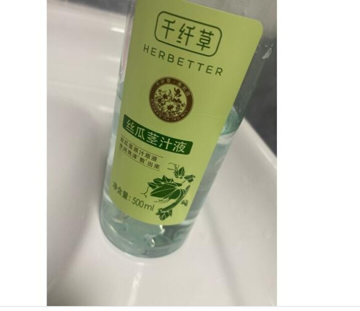 千纤草 爽肤水补水男女薏仁水/丝瓜茎/红石榴水/VC水 丝瓜茎水500ml怎么样，好用吗，口碑，心得，评价，试用报告,第4张