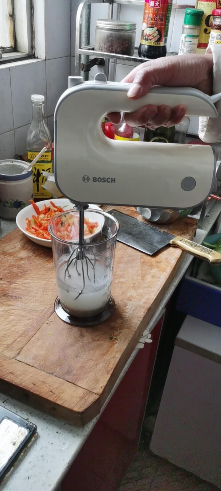 博世（Bosch）原装进口料理机 打蛋器电动家用迷你打奶油机搅拌器烘焙手持MFQM440VCN怎么样，好用吗，口碑，心得，评价，试用报告,第8张