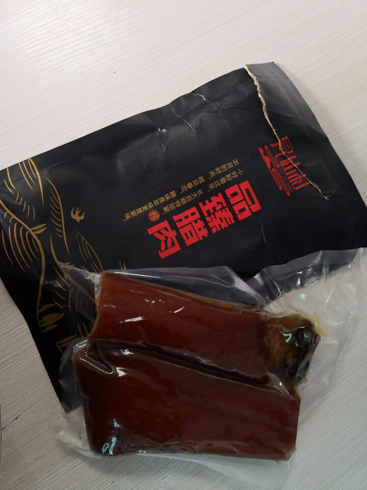 昇仙村 烟熏肉五花肉后腿肉腊肉400g 咸肉四川特产腊味香肠腊肠猪肉 浅黄色 五花怎么样，好用吗，口碑，心得，评价，试用报告,第4张