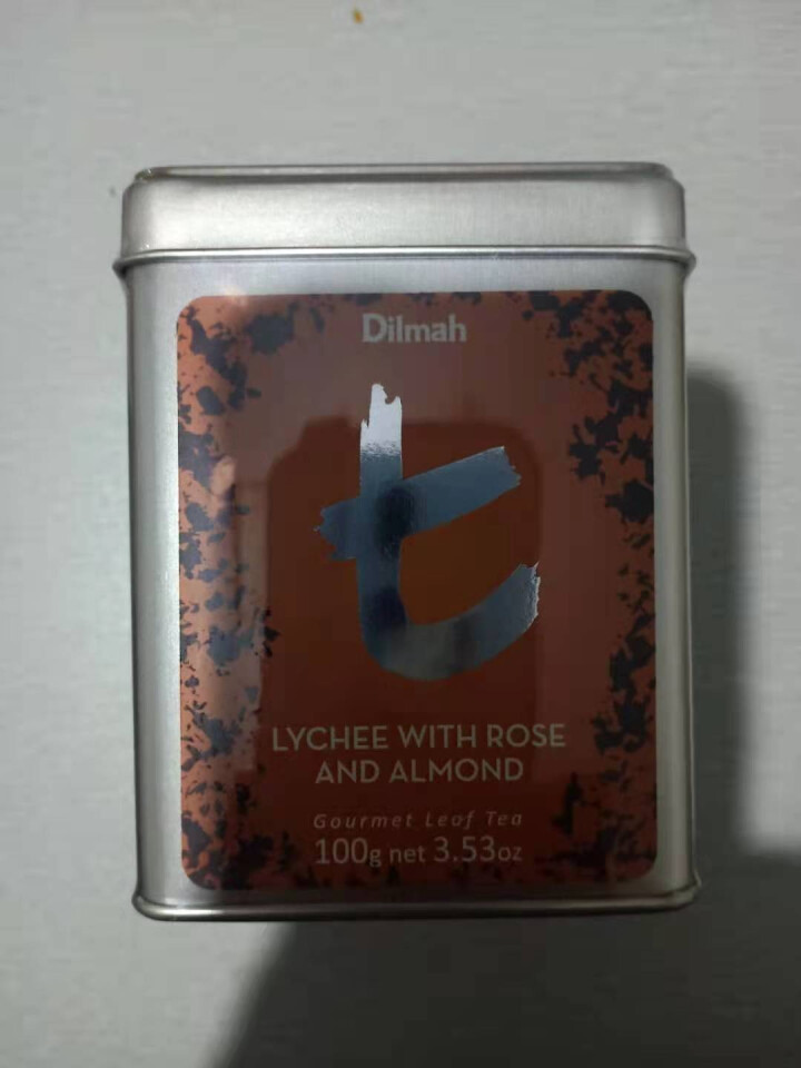 Dilmah迪尔玛T系列罐装（荔枝玫瑰巴旦木味红茶）100g 散装茶叶（效期至2021.08.30）怎么样，好用吗，口碑，心得，评价，试用报告,第2张