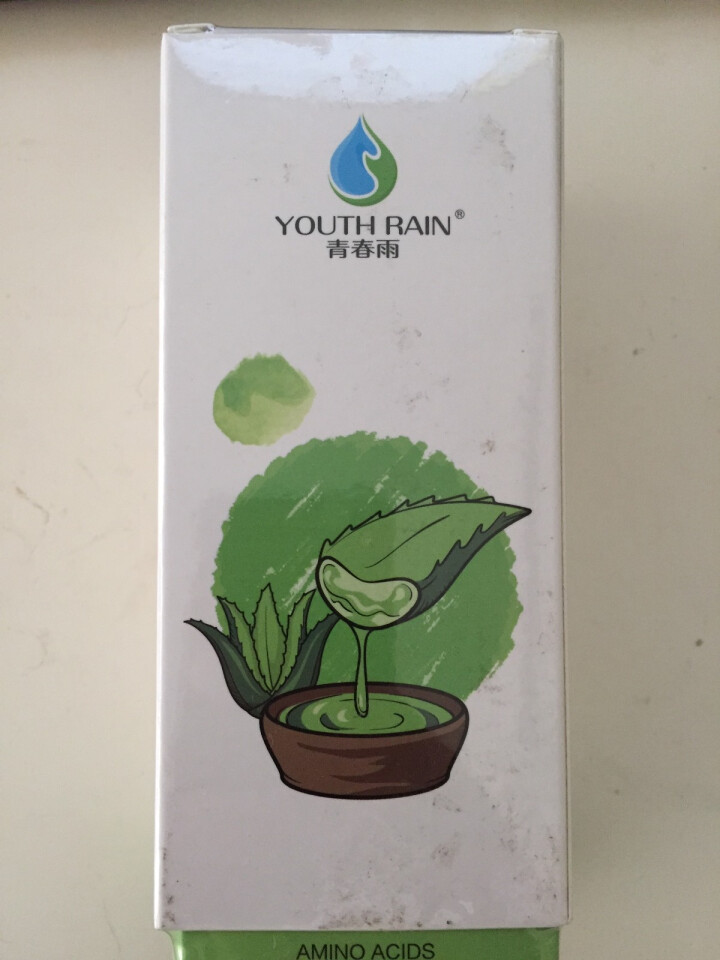 青春雨（YOUTH RAIN）氨基酸芦荟洁面乳100ml 洗面奶男女通用 保湿补水 控油祛痘深层清洁 1支装怎么样，好用吗，口碑，心得，评价，试用报告,第2张