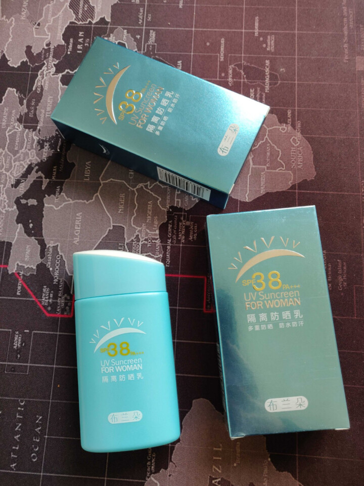 布兰朵 防晒霜女喷雾控油隔离紫外线SPF38/PA+++防水防汗 50g*2怎么样，好用吗，口碑，心得，评价，试用报告,第2张