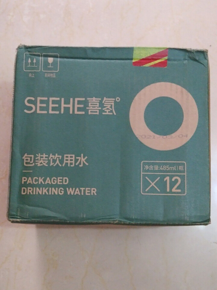 SeeHe喜氢485ml瓶装 含氢饮用水 富氢水 水素水 弱碱性 办公室用水 12瓶装怎么样，好用吗，口碑，心得，评价，试用报告,第2张