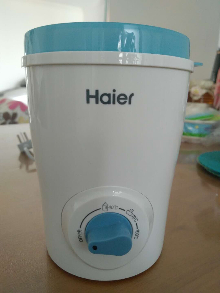 海尔（Haier） 婴儿奶瓶消毒器恒温暖奶器多功能加热暖奶器食物加热器温奶器三合一HBW,第2张