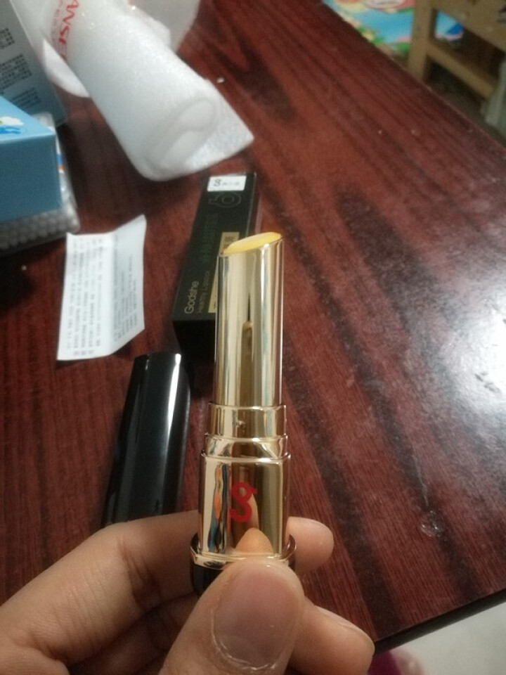 Godshe高小湿 变色唇膏3.2g千人千色口红迪持久滋润保湿奥不掉色不粘杯绿温变缘健康萝樱桃红唇膏怎么样，好用吗，口碑，心得，评价，试用报告,第4张