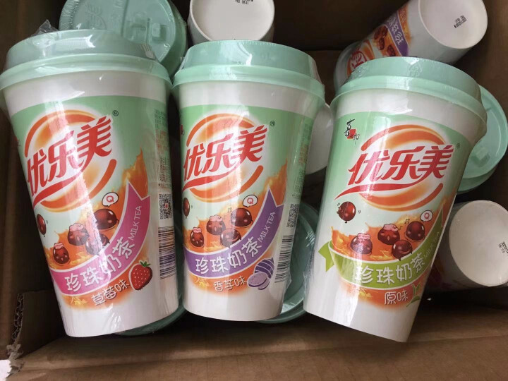 优乐美 珍珠奶茶70g杯装 原味草莓香草多口味网红零食早餐食品 12杯珍珠混装奶茶怎么样，好用吗，口碑，心得，评价，试用报告,第3张