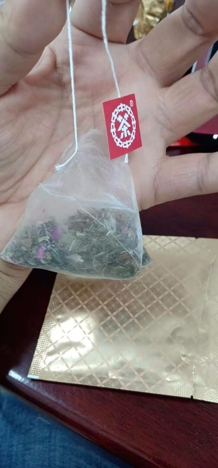 中茶清茶玫瑰白茶花草茶 茶叶袋泡10包一盒25g 玫瑰白茶试用装1袋怎么样，好用吗，口碑，心得，评价，试用报告,第3张