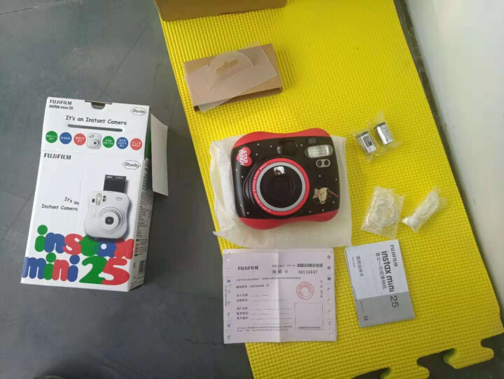 富士instax一次成像相机mini25相机多色可选套餐含拍立得相纸生日礼物旅游智能美颜 mini25star黑泰迪 官配怎么样，好用吗，口碑，心得，评价，试用,第3张