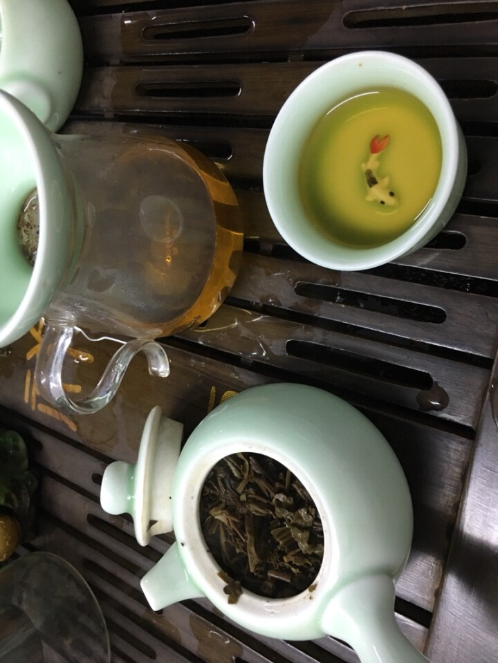 叶有缘【买六送一】5年陈宫廷普洱茶熟茶七子饼茶叶古树茶357克怎么样，好用吗，口碑，心得，评价，试用报告,第4张