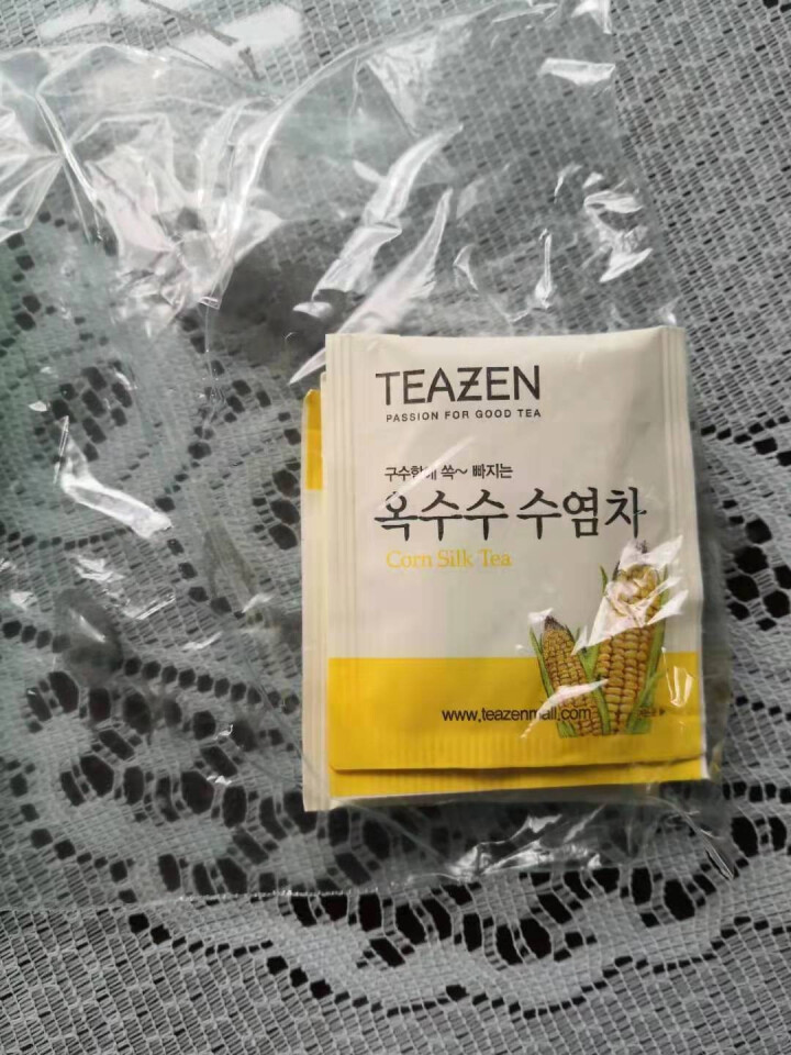 TEAZEN韩国进口玉米须茶代用茶 独立小包装茶包袋泡茶300克 茶包1.5g*200袋玉米须茶ag 试用装，单拍不发货怎么样，好用吗，口碑，心得，评价，试用报,第3张