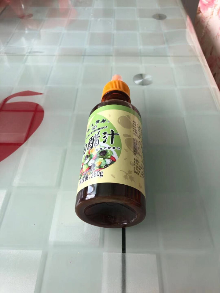 珠江桥牌 糖醋汁 油醋汁 0脂肪 健身餐轻食 开盖即食 沙拉汁调味品 便携挤挤瓶装 广东老字号 油醋汁260g怎么样，好用吗，口碑，心得，评价，试用报告,第6张