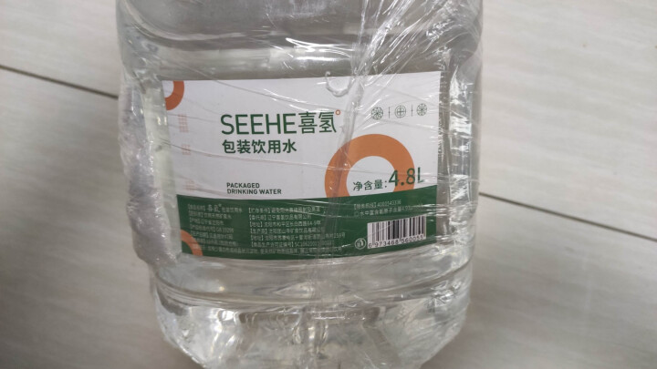 SeeHe喜氢4.8L桶装水 水素水 含氢饮用水富氢水弱碱性家庭装 泡茶水 送货上门 单桶装怎么样，好用吗，口碑，心得，评价，试用报告,第3张