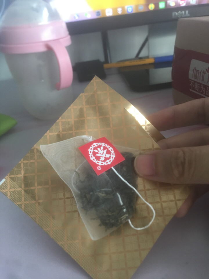 中粮集团中茶清茶茉莉花茶清新茶叶袋泡花草茶10包一盒20g 深红色怎么样，好用吗，口碑，心得，评价，试用报告,第4张