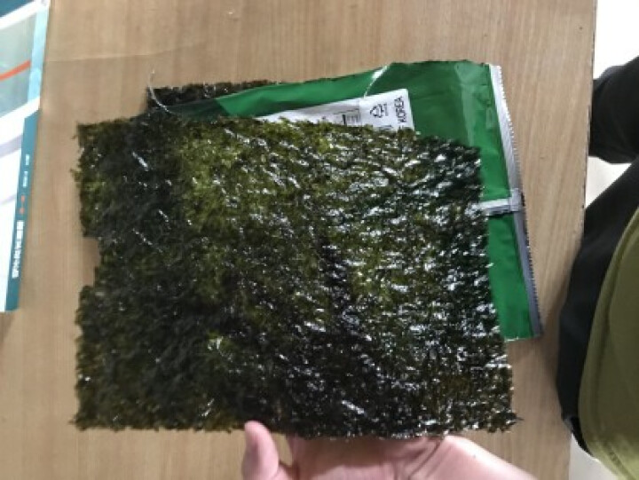 韩国进口 天晓海女海苔 儿童辅食拌饭海苔脆片休闲零食大片装25g 竹盐味怎么样，好用吗，口碑，心得，评价，试用报告,第4张