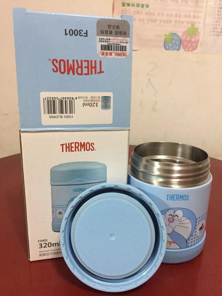 膳魔师（THERMOS） 儿童保温不锈钢食物罐 313ml F3003 F3001 BL(DRM)怎么样，好用吗，口碑，心得，评价，试用报告,第4张