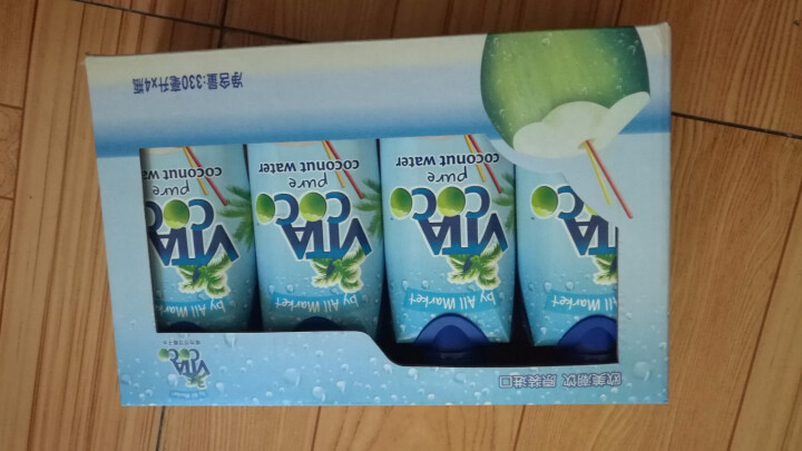 唯他可可（Vita Coco）天然椰子水进口NFC果汁饮料330ml*4瓶怎么样，好用吗，口碑，心得，评价，试用报告,第2张