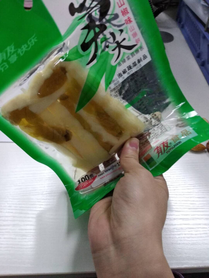 有友 泡椒凤爪泡椒味休闲零食 山椒味笋尖100g怎么样，好用吗，口碑，心得，评价，试用报告,第4张