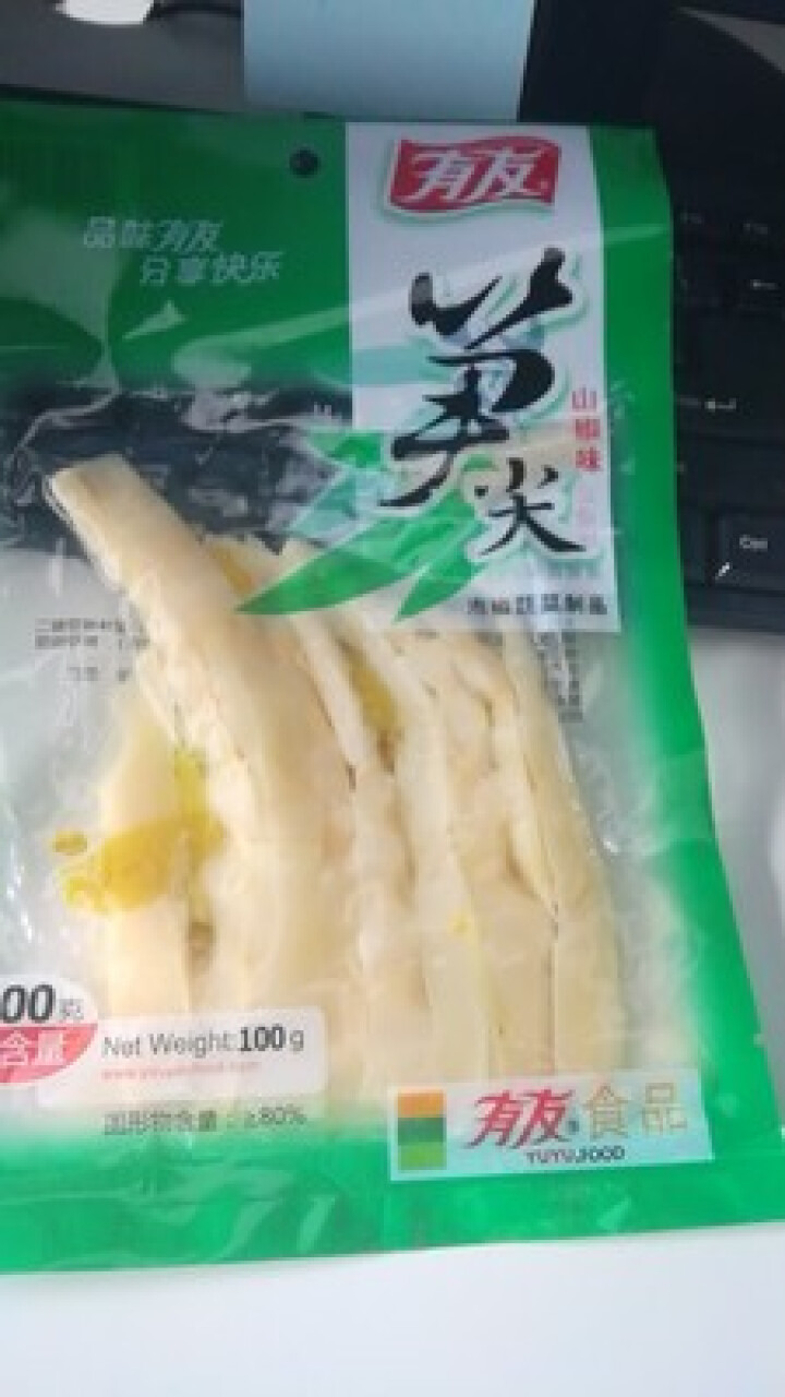 有友 泡椒凤爪泡椒味休闲零食 山椒味笋尖100g怎么样，好用吗，口碑，心得，评价，试用报告,第2张