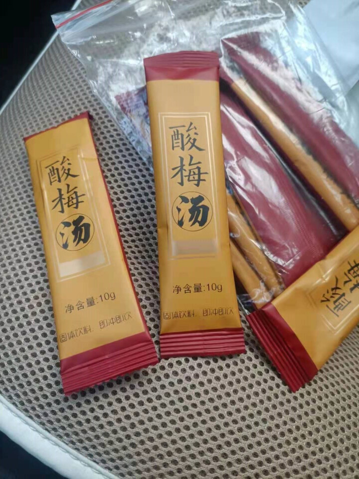 花老板 酸梅汤 速溶颗粒夏季茶冲饮固体饮料 酸梅汤100g（10g*10小包）怎么样，好用吗，口碑，心得，评价，试用报告,第4张