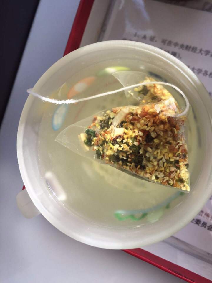 鲜萌花草茶 桂花乌龙茶 桂花花茶铁观音乌龙茶叶 桂花龙井菊花龙井薄荷茉莉绿茶袋泡组合三角茶包养生茶 星恋—桂花乌龙茶怎么样，好用吗，口碑，心得，评价，试用报告,第7张