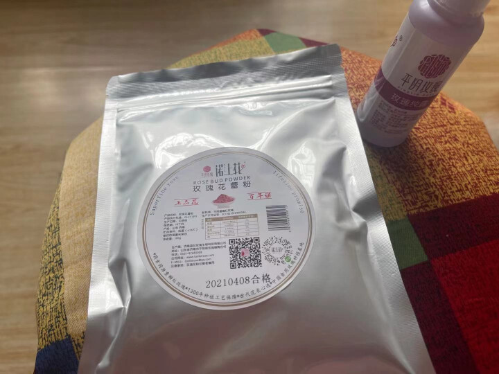 诺上花玫瑰花粉平阴食用重瓣红玫瑰100g破壁打磨花蕾粉怎么样，好用吗，口碑，心得，评价，试用报告,第2张