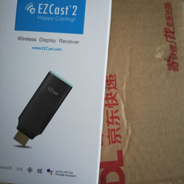 EZCast 2 高清无线投屏器4K苹果华为小米安卓手机平板电脑连接电视投影仪车载显示器5G双频 黑色怎么样，好用吗，口碑，心得，评价，试用报告,第3张