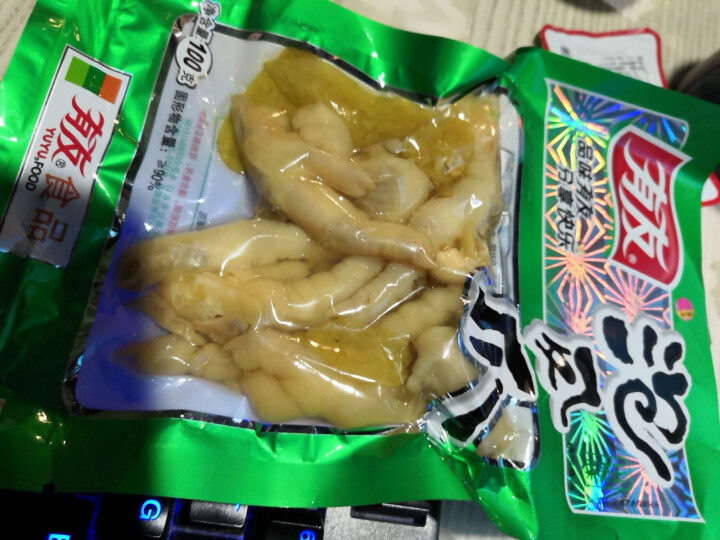 有友 泡椒凤爪 鸡脚100g 重庆特产 休闲零食 【山椒*5袋】辣度★★★★怎么样，好用吗，口碑，心得，评价，试用报告,第3张