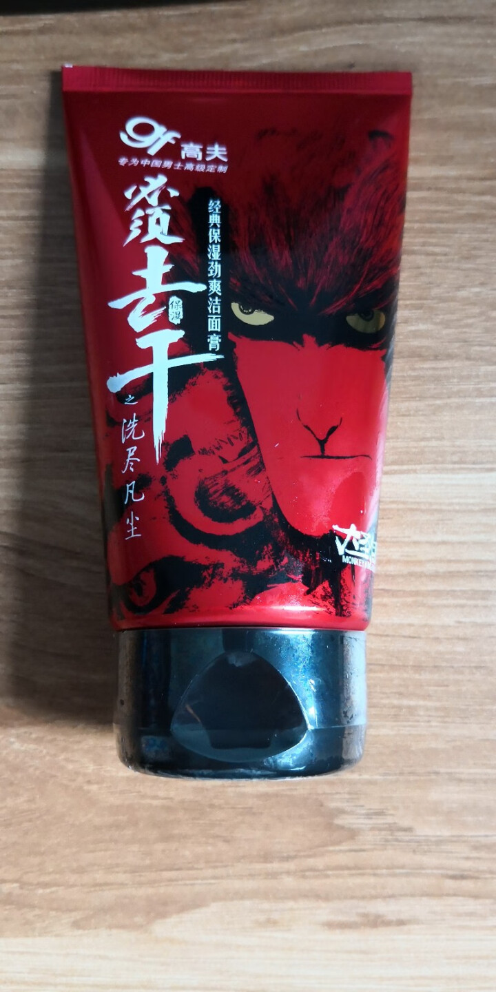 高夫经典保湿劲爽洁面膏120g（洗面奶男 补水保湿 护肤化妆品）怎么样，好用吗，口碑，心得，评价，试用报告,第2张