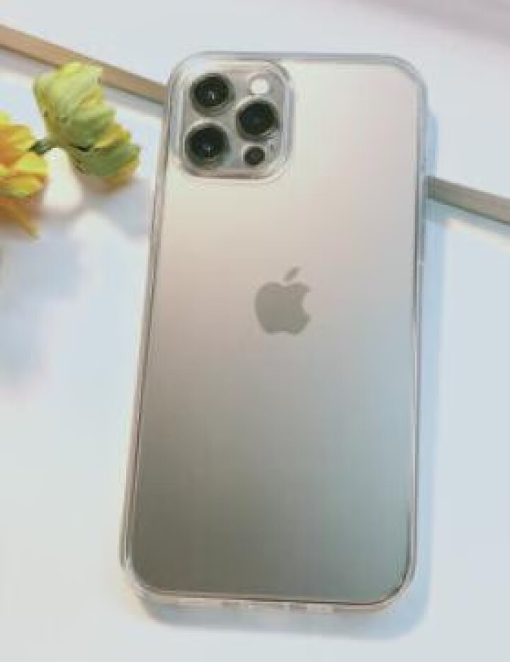 希娜塔 苹果12手机壳iphone12promax玻璃pro磨砂max透明防摔镜头全包保护套 12Promax【透明套蓝机】怎么样，好用吗，口碑，心得，评价，试,第4张