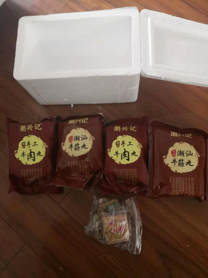 潮兴记潮州牛筋丸牛肉丸潮汕手打 正宗手工牛丸火锅食材火锅丸子组合套餐 手工牛肉丸+手工牛筋丸怎么样，好用吗，口碑，心得，评价，试用报告,第3张