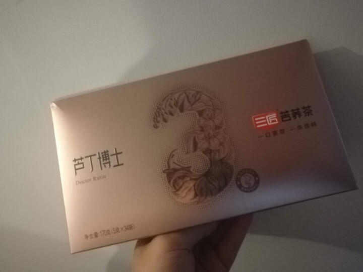 三匠黑苦荞芦丁博士170g 5克*34小袋 金字塔特色包装送礼自用怎么样，好用吗，口碑，心得，评价，试用报告,第2张