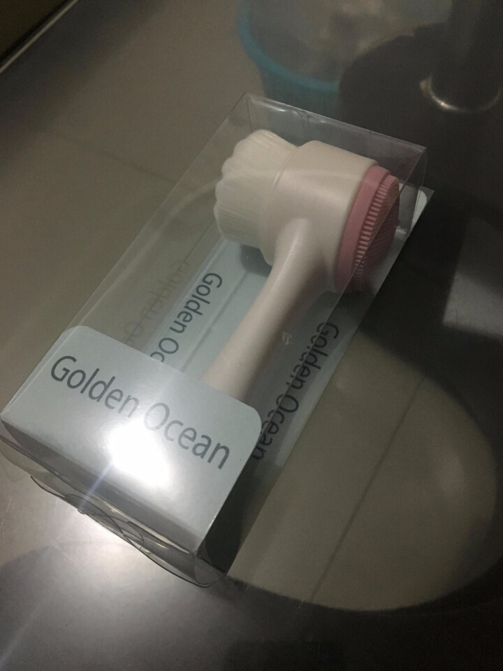 GoldenOcean金海洋洗脸刷洁面仪软毛手动深层清洁神器洁颜毛孔抖音家用网红刷脸刷子 粉色怎么样，好用吗，口碑，心得，评价，试用报告,第2张