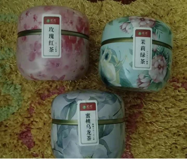 水果茶花茶礼盒 蜜桃玫瑰茉莉花茶花草茶茶包三角袋泡花果茶茶叶网红款送礼盒装 （蜜桃+玫瑰+茉莉）3罐礼盒装怎么样，好用吗，口碑，心得，评价，试用报告,第2张