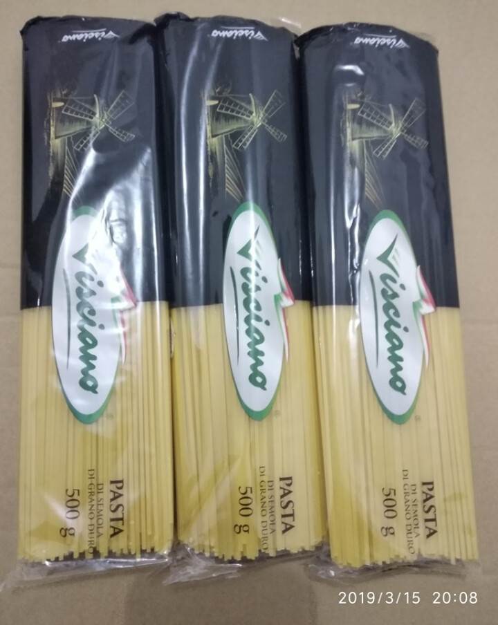 3袋意大利进口维夏诺(VISCIANO)意大利面500克 西餐主食 进口意面批发 spaghetti 3袋直身型500g*3怎么样，好用吗，口碑，心得，评价，试,第4张