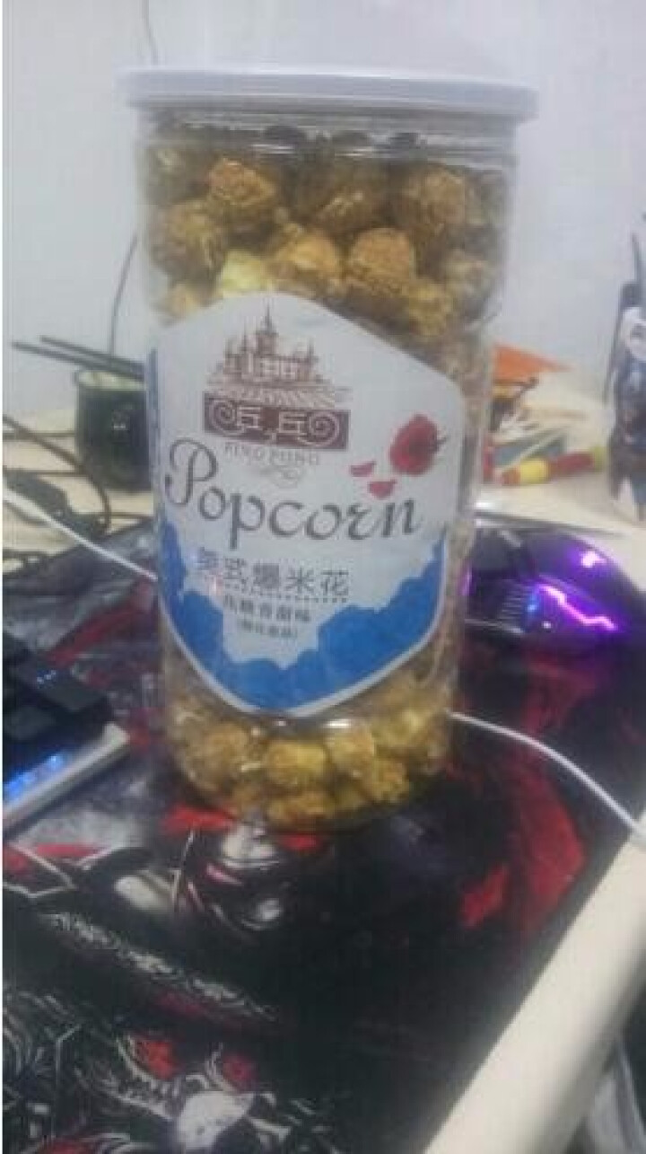 乒乓 【天威食品】奶油味焦糖味爆米花150g罐装休闲零食膨化食品美式爆米花 焦糖香甜味 150gx1桶装怎么样，好用吗，口碑，心得，评价，试用报告,第4张