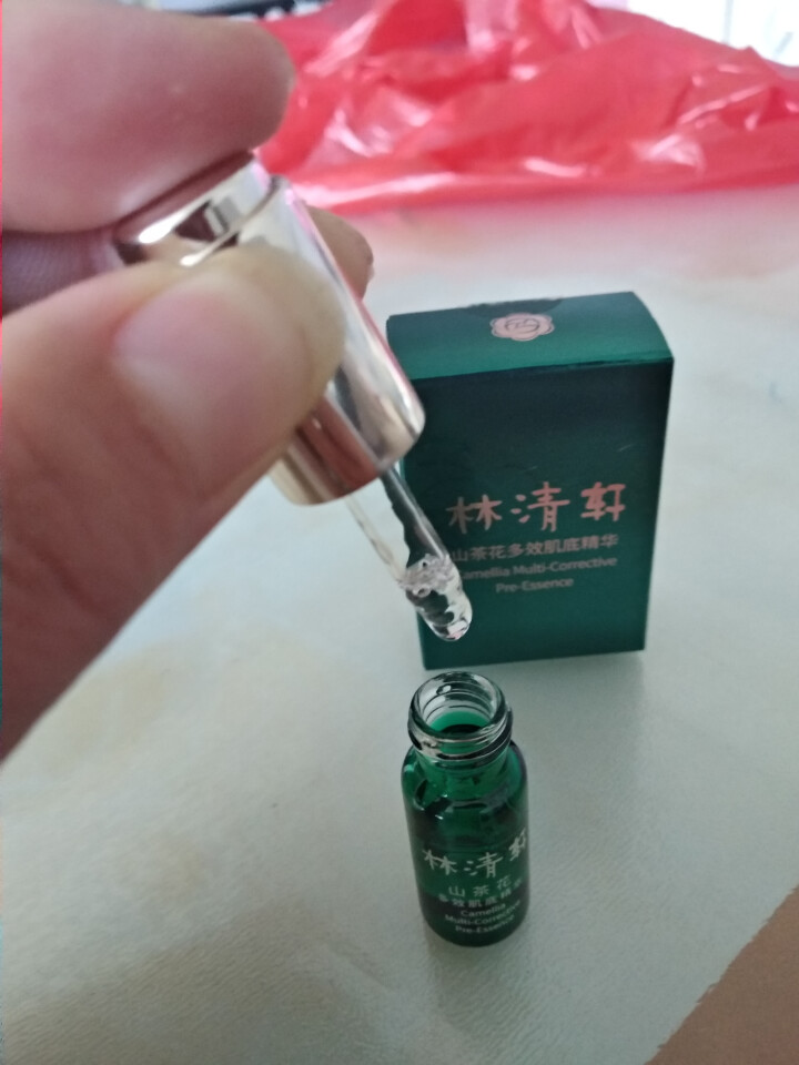 林清轩 山茶花多效肌底精华旅行装3ml 修复肌底提升肌肤抵御力怎么样，好用吗，口碑，心得，评价，试用报告,第4张